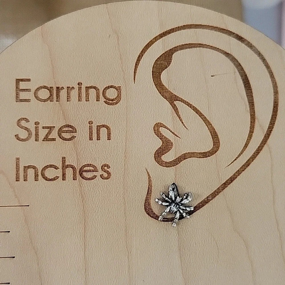 🔥LAST PAIR🔥 Sterling Silver Tarantula Stud Earrings - Picture 2 of 7